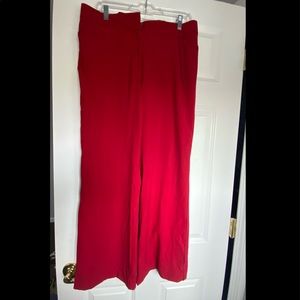 Worthington Stretch High Waist Red Dress Pants